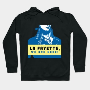 La Fayette We Are Here! Alt Design White Hoodie